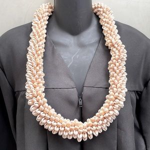 Hawaiian Cowrie Shells Lei (Hawaiian Shell Necklace) about 30” in length